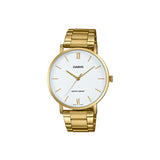 Casio - Analog Gold + White Watch