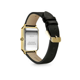 Rosefield - Octagon Black Leather Watch - Gold