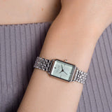 Rosefield - Octagon XS Mint Watch - Silver