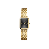 Rosefield watch - Octagon XS Black Watch - Gold
