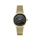 Rosefield - Pearl Edit Mesh Watch - Gold/Black