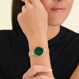 Rosefield - Small Edit Green Mesh - Gold