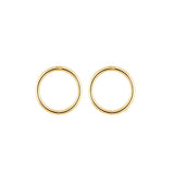 Sterling silver Sleeper Earrings - Gold