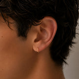 Sterling silver Sleeper Earrings - Gold