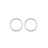Sterling silver Sleeper Earrings - Silver