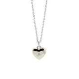 Petite Locket & Mini Gem - Silver
