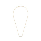 Cubic Baguette Necklace - Gold