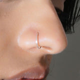 Endless Nose ring - Sterling silver