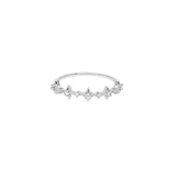 Sterling silver Meteor Ring - Silver