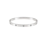 Elle Love Cubic Bangle - Silver