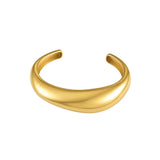 Chunky Cuff Bangle - Gold