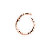 Segment hoop clicker - Rose Gold -16g