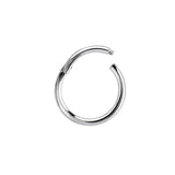 Segment hoop clicker - Silver - 16g