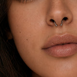 Surgical steel horse shoe - Ball - Silver - 16g