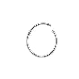 Segment hoop clicker - Silver -20g