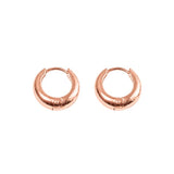 Stainless steel Hailey Hoop - Rose Gold