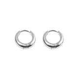 Stainless steel Hailey Hoop - Silver