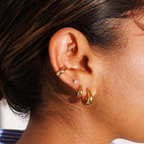 Stainless steel Hailey Hoop - Gold