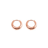 Stainless steel Petite Hailey Hoop - Rose Gold