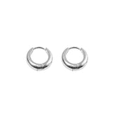 Stainless steel Petite Hailey Hoop - Silver