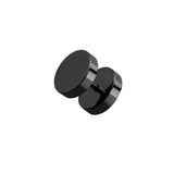 Plain Fake Plug - Black