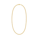 Stainless steel Cuban Curb linked chain (3mm) - Gold