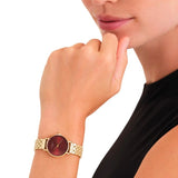 Rosefield Watch - Small Edit - Gold/Burgundy