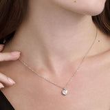 Ted Baker Jewellery - Hannela Crystal Heart Necklace - Silver