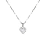 Ted Baker Jewellery - Hannela Crystal Heart Necklace - Silver