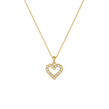 Ted Baker Jewellery - Amore Crystal Halo Heart Necklace - Gold