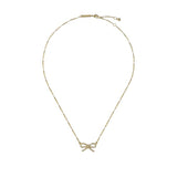Ted Baker Jewellery - Ribah Crystal Ribbon Necklace - Gold