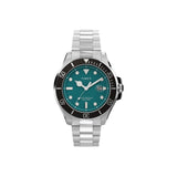Timex - Harborside Coast Watch - Silver/Teal