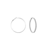 Guess - Colour My Day 50mm Hoops - Silver