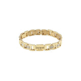 Guess - Flat plate 12mm & Crystals Bracelet - Gold
