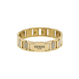 Guess - Flat plate & crystals bracelet - Gold