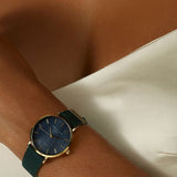 Rosefield Watch - West Village - Emerald Suede