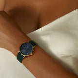 Rosefield - West Village Watch - Emerald Suede