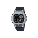Casio - Digital Lap Watch Black + Silver Resin Band