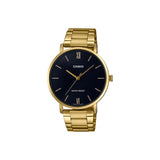 Casio - Analog Gold + Black Watch