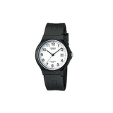 Casio - White & Black Analog Watch