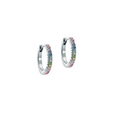 Ted Baker Jewellery - Helpie Crystal Hoops - Silver