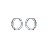 Ted Baker Jewellery - Helpie Crystal Hoops - Silver