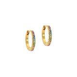 Ted Baker Jewellery - Helpie Crystal Hoops - Gold