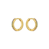 Ted Baker Jewellery - Helpie Crystal Hoops - Gold